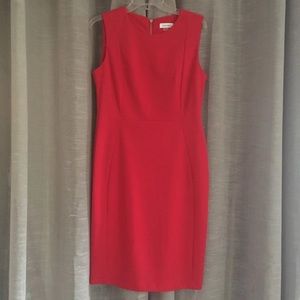 Red Calvin Kline dress size 12